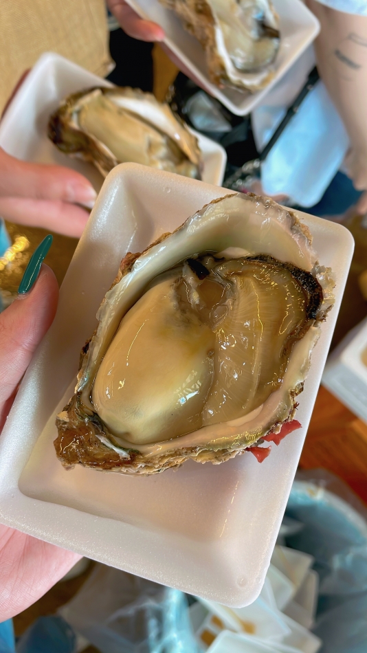 蟹からの牡蠣🦪