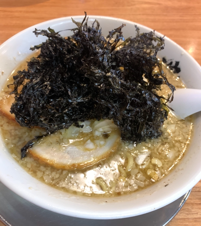 岩のり背脂ラーメン🍜