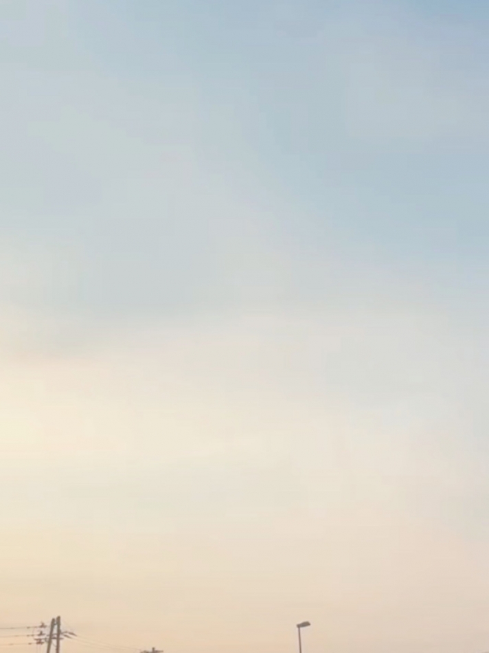 早起き(？)の空