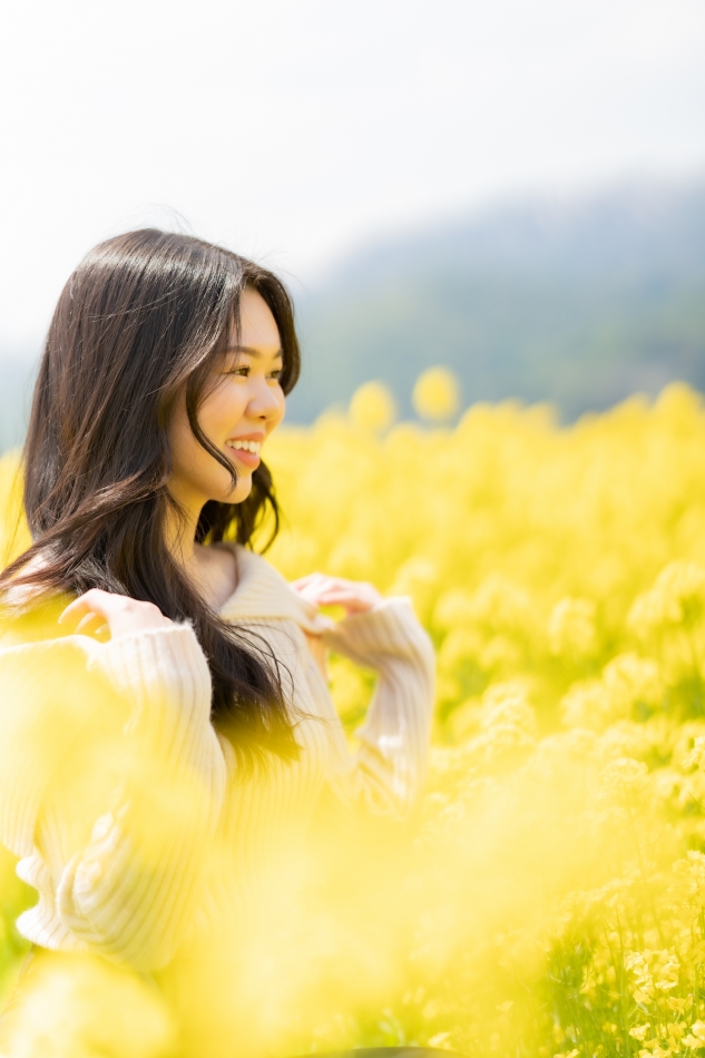 モデルになった気分