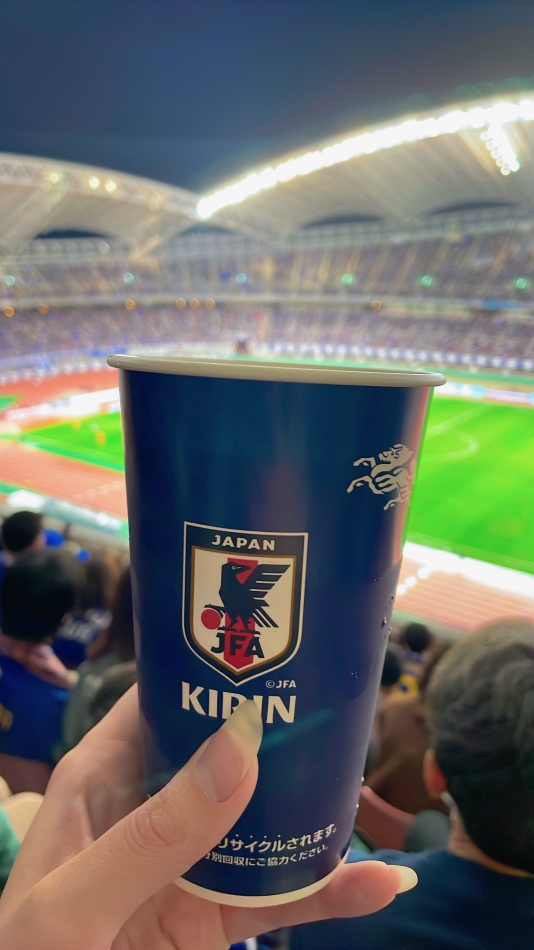 飲みながら🍺🤗