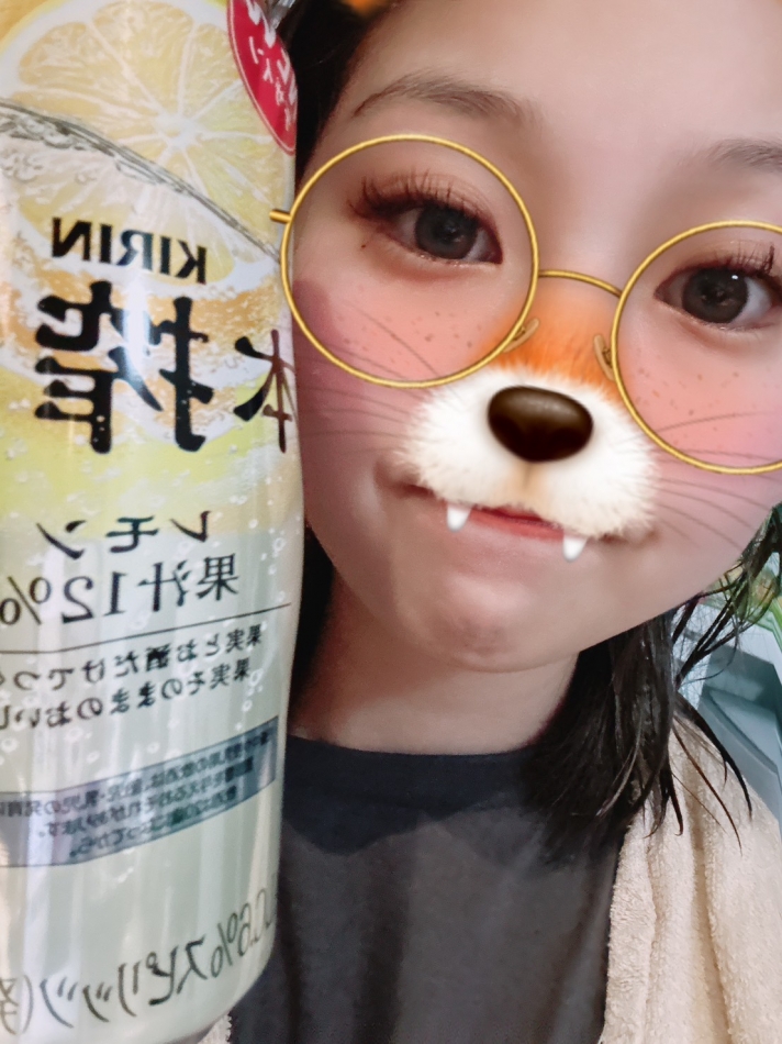 お風呂上がりのお酒は最高です