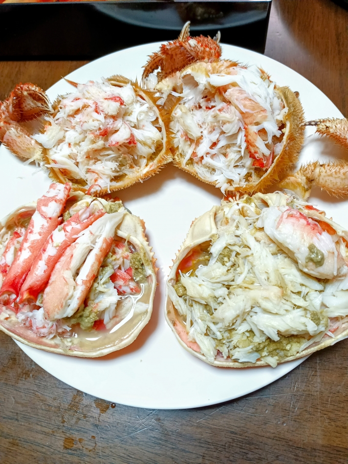 非常に蟹食べたい