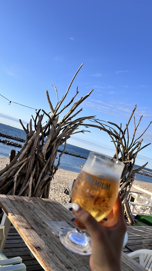 海で飲む酒～🍻
