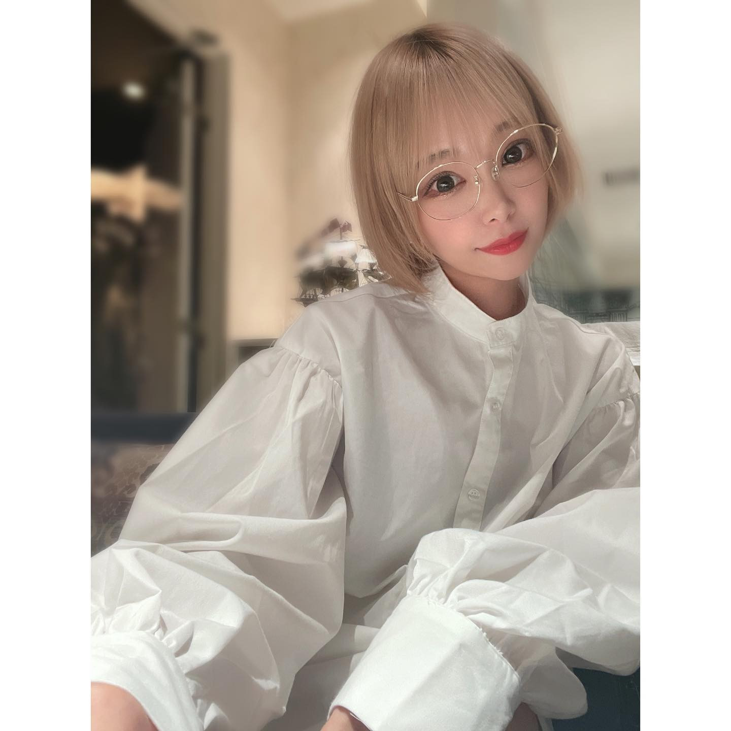 .
.
ノーカラーシャツかわええ🫶
.