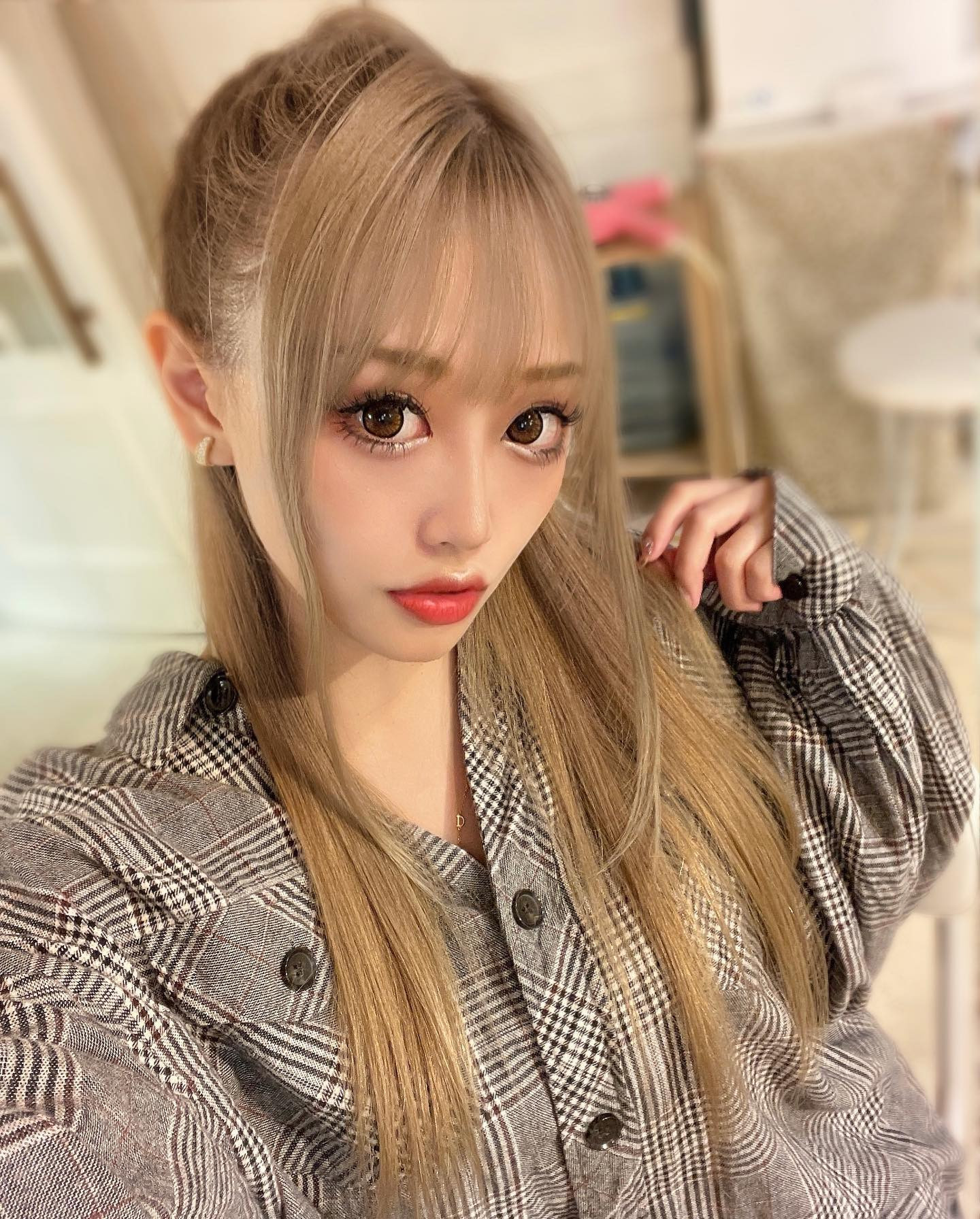 😘ストレートハーフポニー😘❣️
 #キャバ嬢  #ヘアメイク #髪型 #ヘアメ
 #北海道 #すすきの #ストレートヘア
 #ハーフアップ #ギャル #ギャル好き