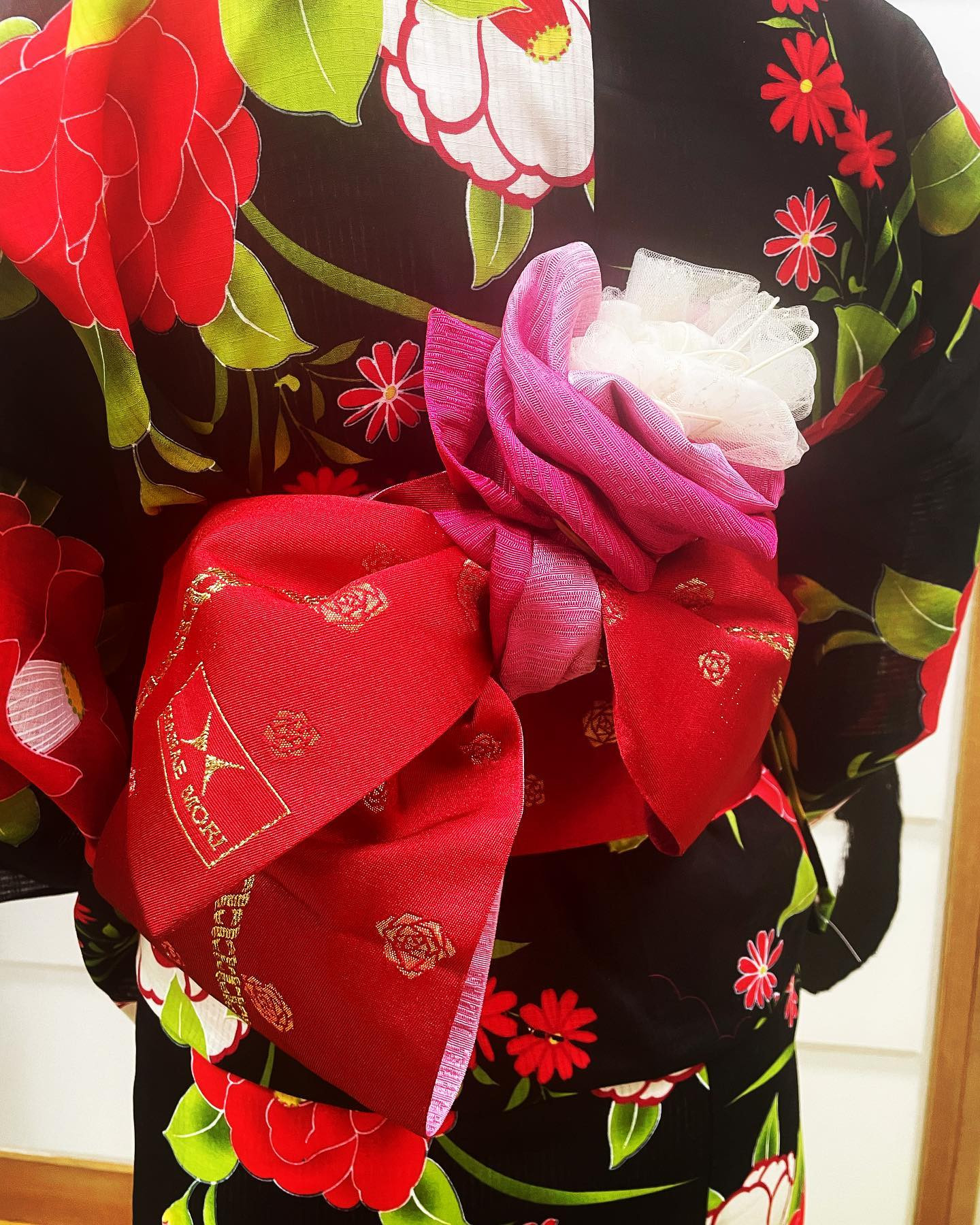 ❤️💖🤍🌹
 #帯飾り #帯アレンジ #職人技 #老舗