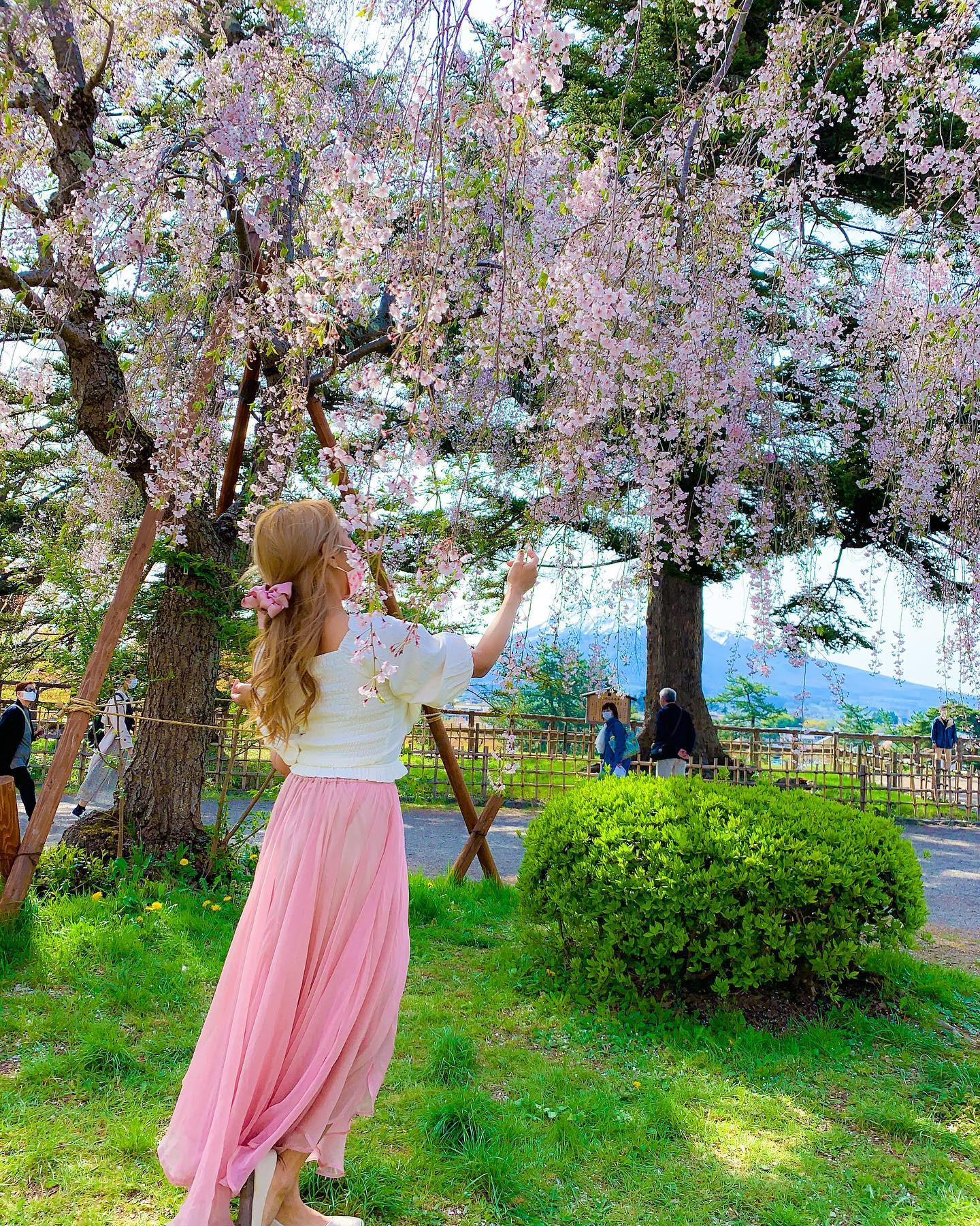 桜と岩木山🌸🗻
弘前のシンボル.*･ﾟ
とってもお気に入りの1枚🥰
まだ雪がかる岩木山に
しだれ桜もかかってて
それもまた素敵、、❄️
*
*
#弘前公園 #桜 #お花見 #花見コーデ #弘前 #弘前市 #青森 #青森観光 #桜並木 #しだれ桜 #八重桜🌸 #花 #花のある暮らし #被写体女子 #風景写真を撮るのが好きな人と繋がりたい #春 #春コーデ #撮影会モデル #hirosaki #hirosakipark #aomori #aomoricity #sakura #cherryblossom #j