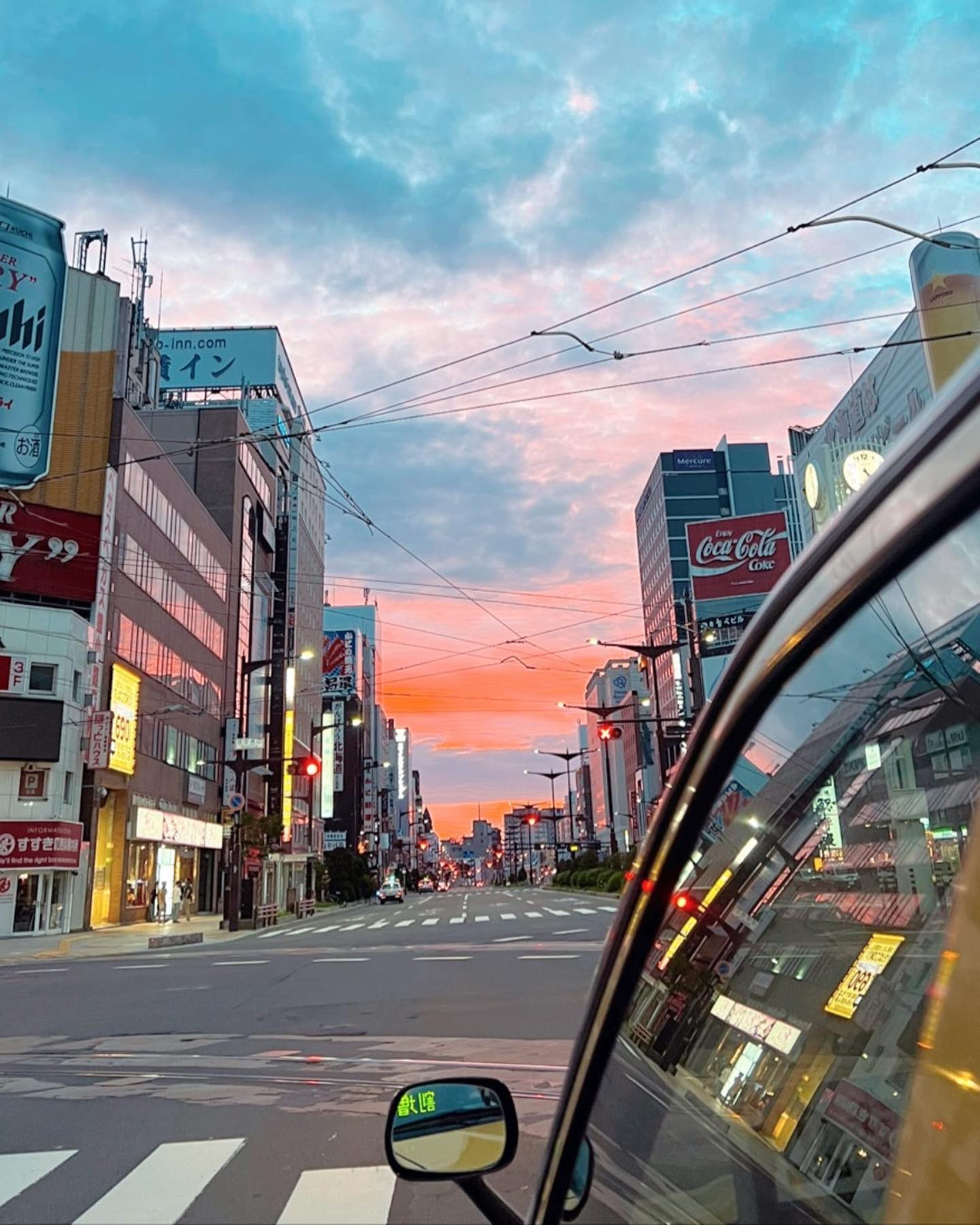 ☁️🌈💕

#すすきの #空 #朝焼け