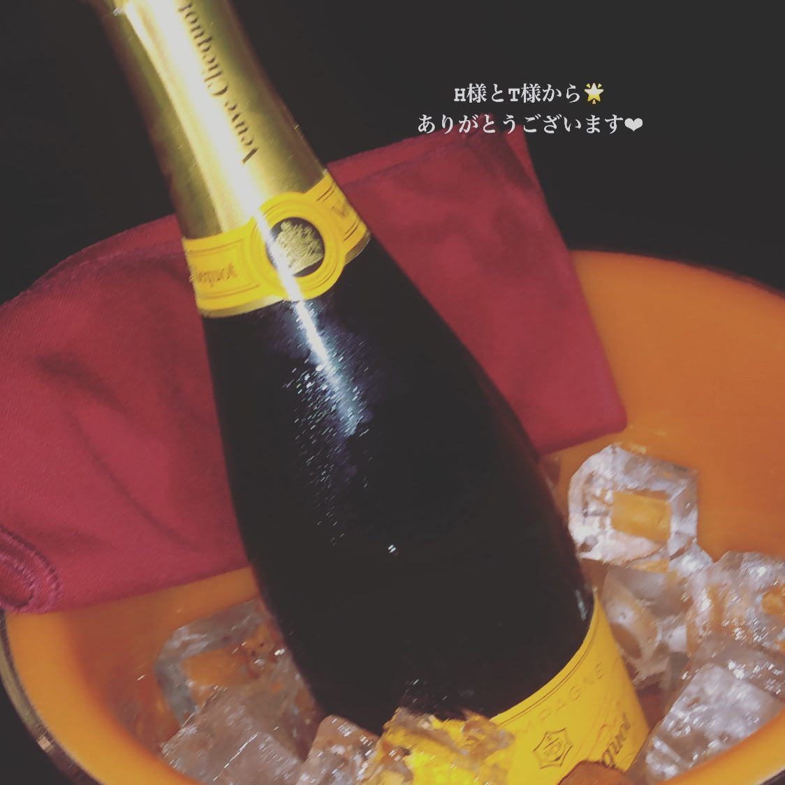 ・
・
H様、T様から🧚‍♀️
ありがとうございました‪‪❤︎‬
・
・
#仙台#仙台市#国分町#分町#キャバクラ#キャバ#キャバ嬢#ヴーヴ#ヴーヴ・クリコ#イエロー#ヴーヴイエロー#club Richard