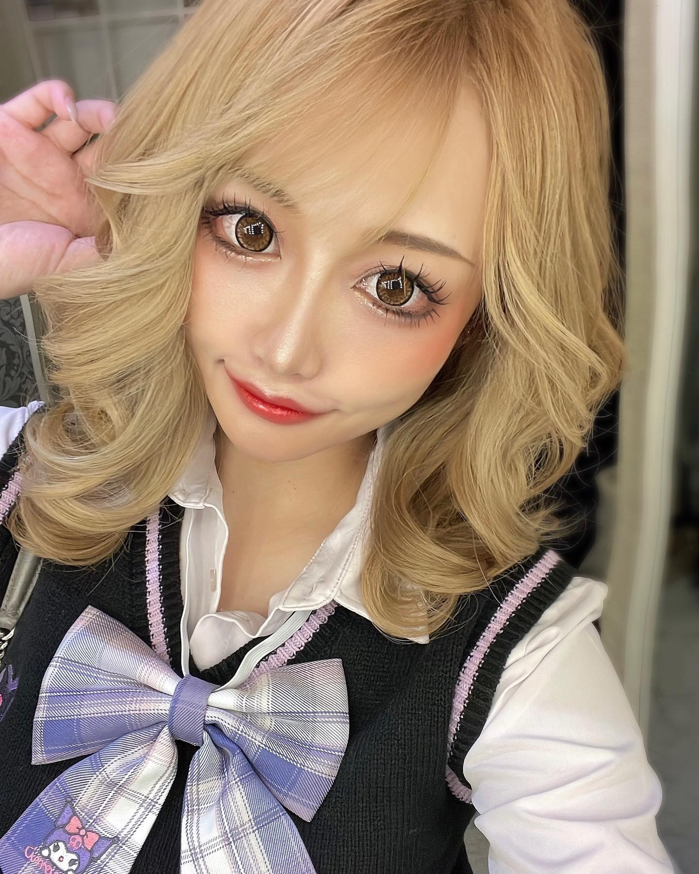 最近コスプレしかしてない..💜
 #コスプレ #ハロウィンイベント #ハロウィンコスプレ  #ハロウィンパーティー  #ハロウィン仮装  #コスプレ女子  #コスプレ撮影  #コスプレ初心者  #制服コーデ  #サンリオ制服 #制服  #金髪 #金髪ギャル #ギャルしか勝たん  #北海道 #すすきの #キャバ嬢