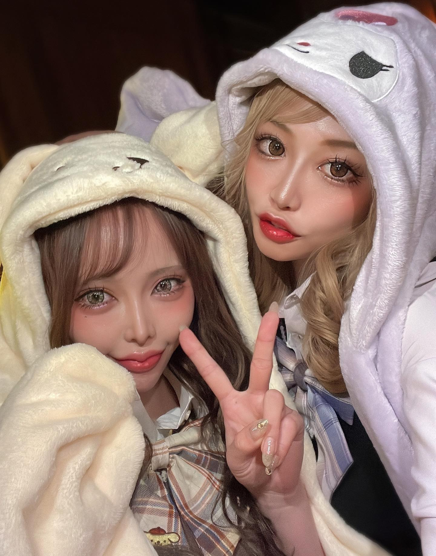 💛ポムポム&クロミ💜
 #サンリオ制服 #リンクコーデ #制服
 #ポムポムプリン #クロミ #サンリオ
 #ドンキホーテ  #ぎゃう #あじゃましゅ
 #北海道 #すすきの #キャバ嬢