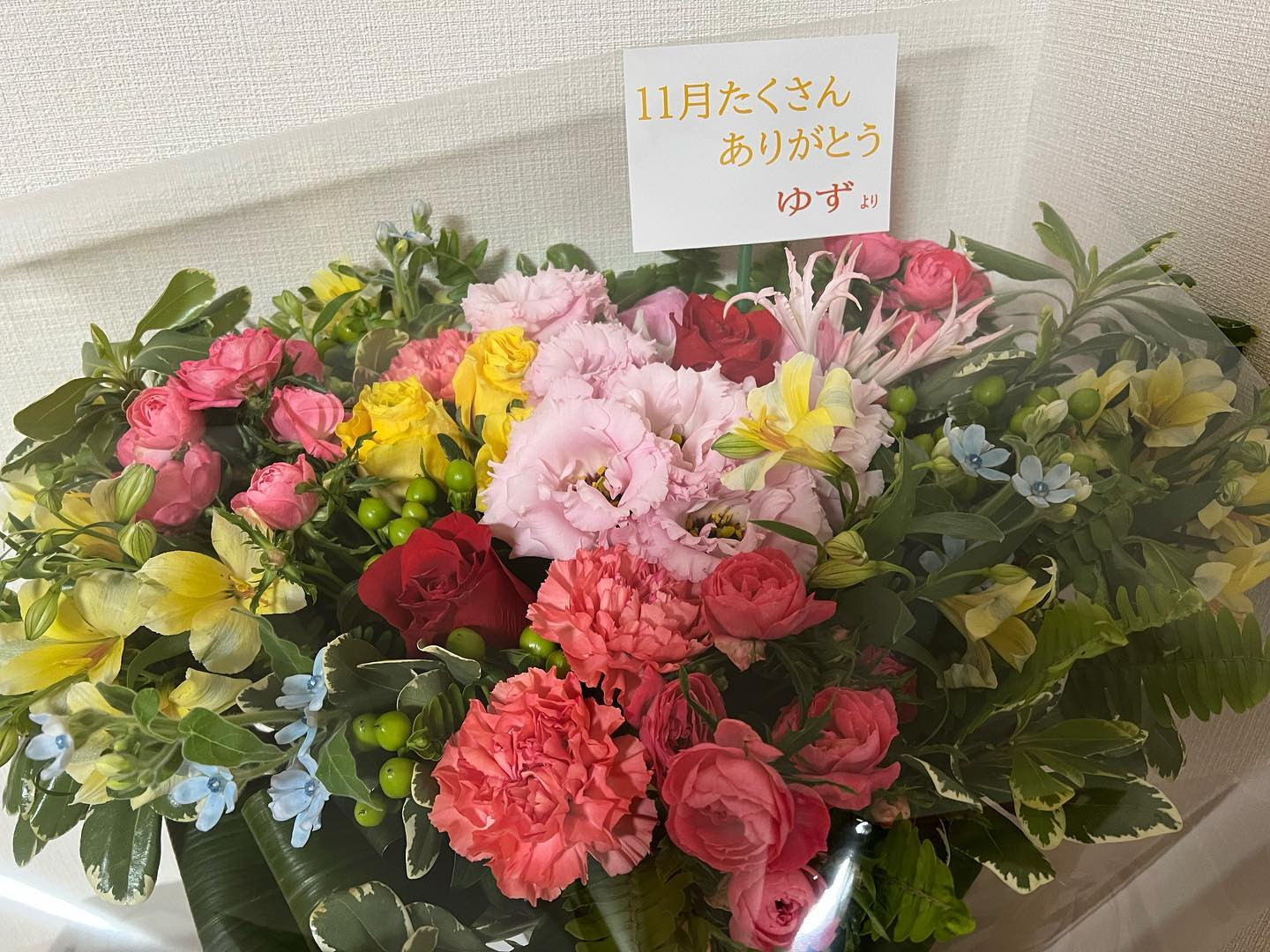 ・
・
午前中家にいるとか？聞かれて
ずっとなんだろうーって気になってたら
今日の午前中に、お花が届いた💐🫶
・
11月バースデー月間お疲れ様でした
なのにこんなお花をありがとう！
これからも頑張ろうね✌️
・

#ニュークラ #ニュークラ嬢 #ニュークラブ 
#キャバ嬢 #キャバクラ #ラウンジ 
#飲み屋 #水商売 #美容 #美女 #美人 
#可愛い子 #綺麗な女性 #かわいい女の子 
#北海道 #札幌 #サッポロ #すすきの #ススキノ 
#札幌観光 #札幌旅行 #札幌グルメ #すすきのグルメ 
#