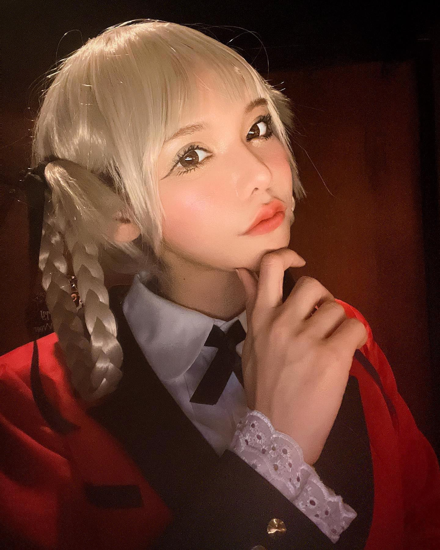 貴方 生徒会にはいりなさい。
.
.
.
.
.
.
.
なーんてね。
.
.
.
おっぱい封印したらお客さんこなかったけど？笑
黙って来なさいヨ。
.
.
.
.
.
.
.
.
.
#賭ケグルイ 
#賭ケグルイコスプレ 
#賭ケグルイ実写 
#賭ケグルイ生徒会
#桃喰綺羅莉 
#桃喰綺羅莉コスプレ 
#コスプレイヤー 
#cosplay 
#コスプレ女子 
#ショート女子 
#シャンパンタワー
#クリュッグ 
#ソウメイ 
#キャバ嬢 
#新宿キャバクラ 
#新宿キャバ嬢 
#歌舞伎町 
#新宿 #六