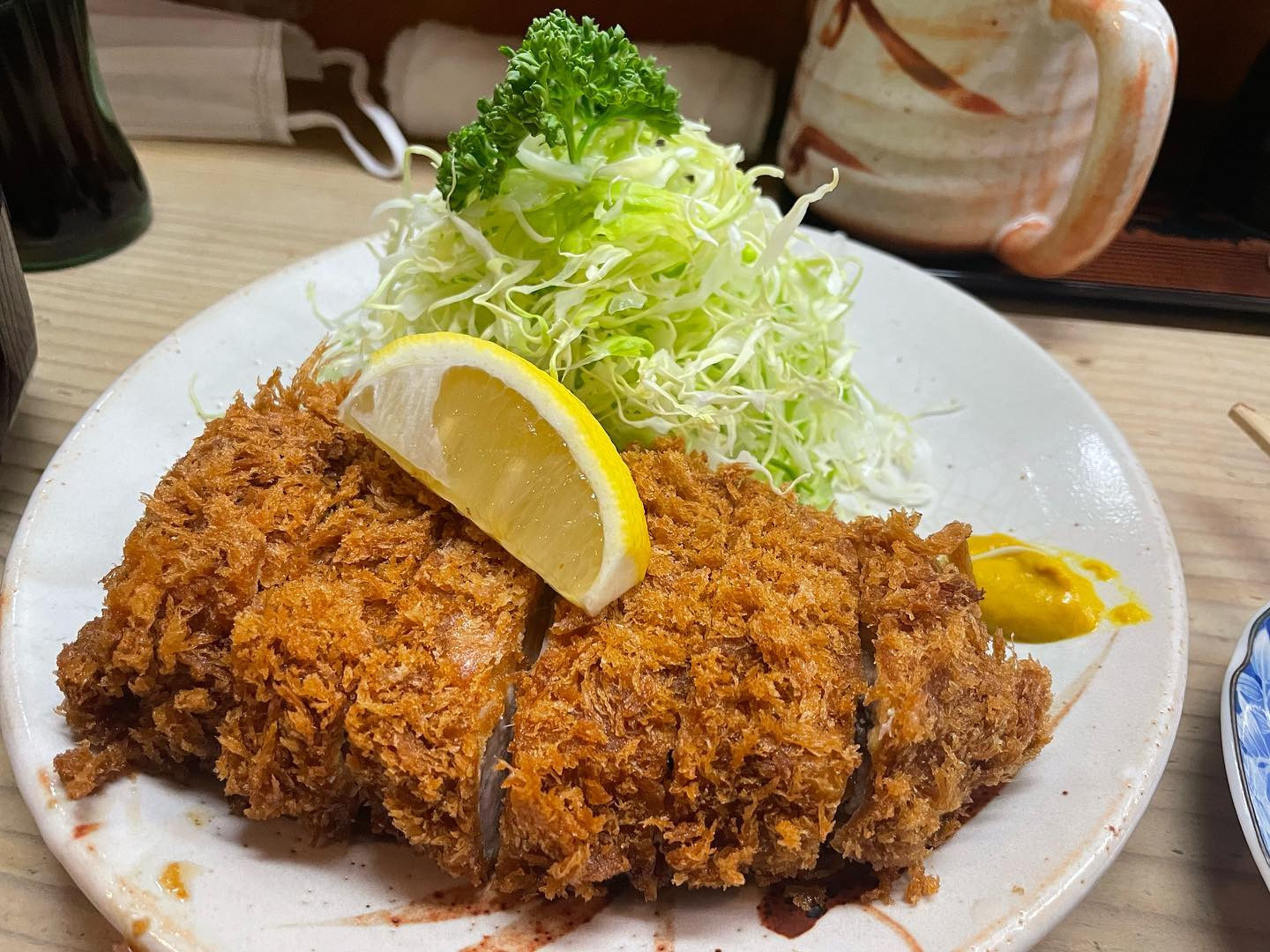 .
食べ納め🥰
毎年絶対最後に食べるのはここのトンカツ😊✨