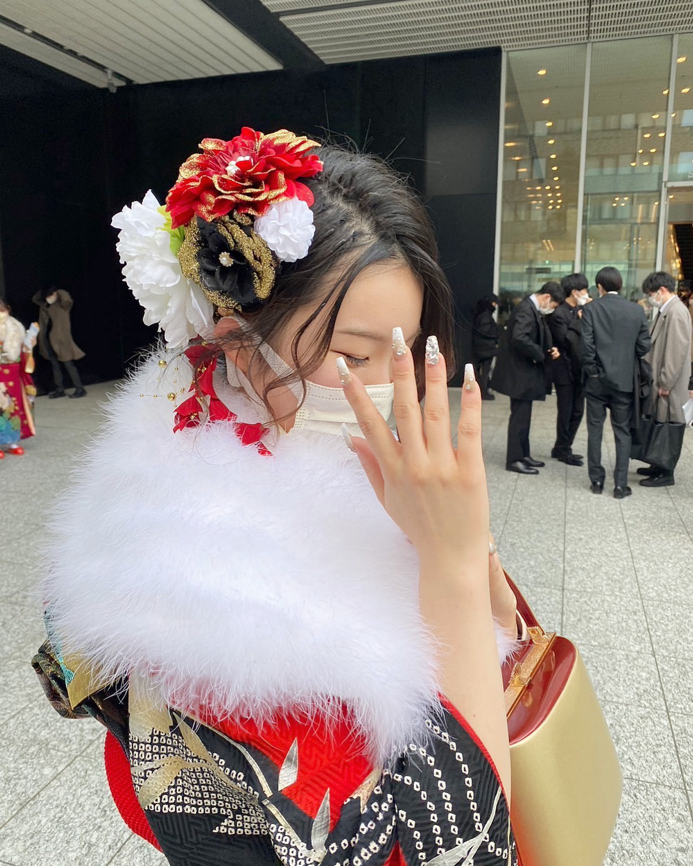 成人式でした🤍
これからは見た目も中身も大人になります🧑🏻 🙈 

 #成人式  #振袖  #02