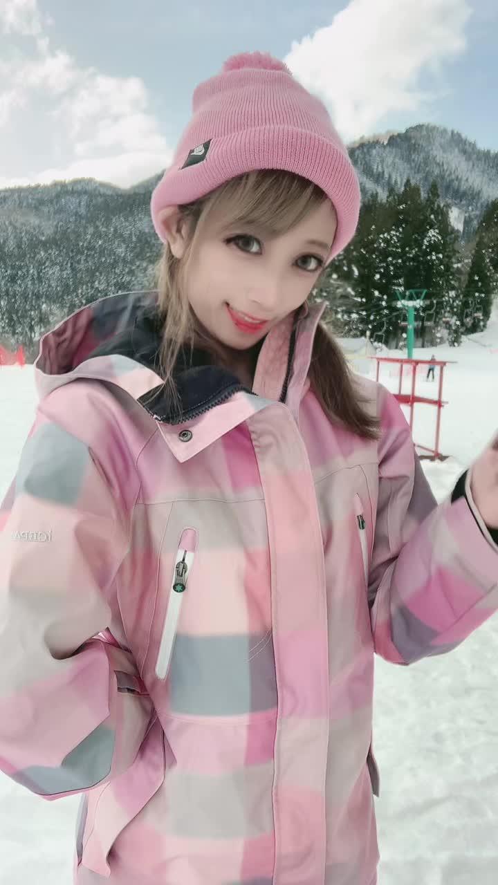 #ギャルちょーかわいい #ギャウ #スノボ 青森県大鰐スキー場🏂