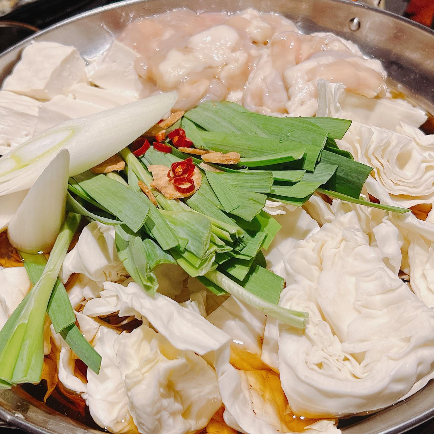 .

もつ鍋🍲
だいすき(*´ω｀*)

.