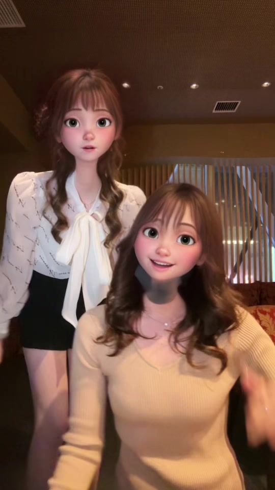 流行ってるよね？ 左　白雪もも 右　道産コウ