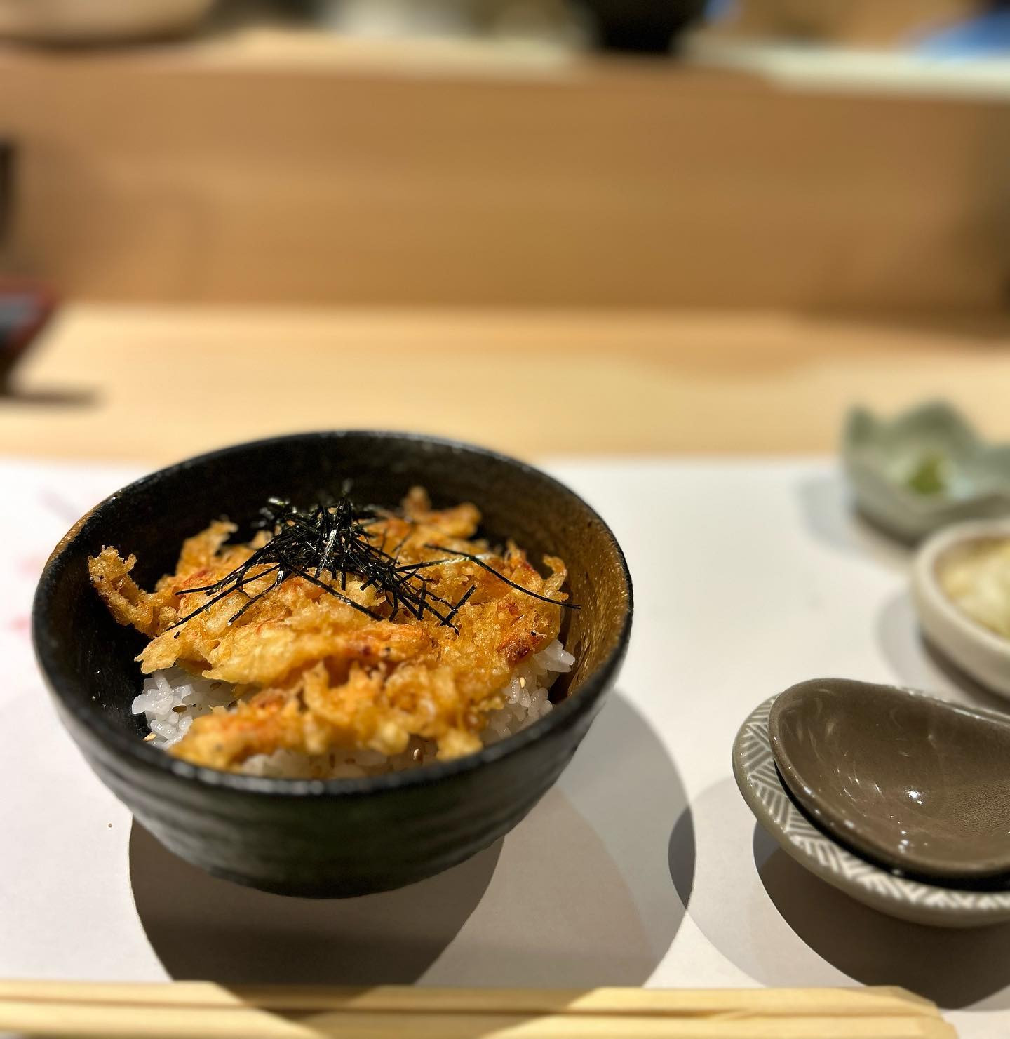 天ぷら屋さんは人生初✨

 #dinner