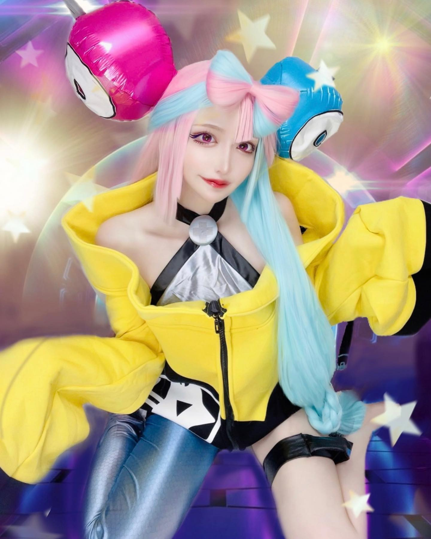 ⚡️⚡️
.

あなたの目玉を エレキネット！
何者なんじゃ？ナンジャモです！

キャバ嬢だよ！
おはこんハロチャオ！
.
.