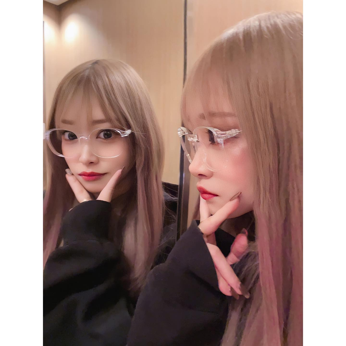 .
.
ぐっばいロン毛👋
.
意外と好評だったのでまた気が向いたら
ロングヘアにしたいと思います🗣💓
（色々と面倒なのでしばらくはいいです。笑）
.