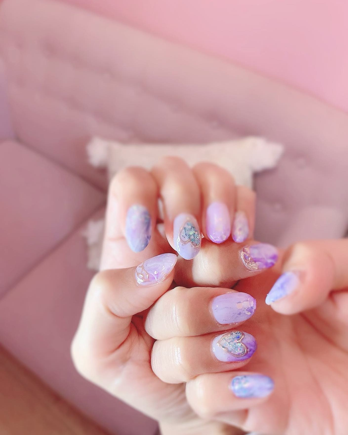 梅雨ネイル💜🩵

水色とパープルで
キラキラグリッター✧︎*。
5月のNailだよん💅💕

梅雨でも気持ち明るくっ🩵

いつも暖色多めだけど
寒色も綺麗で好き、、✨

渋谷Fav nailの
ちえこさん担当です💓💓
いつもありがとうございます🥰

@chieko1841 
@favnail__shibuya 

#favnail 
#渋谷ネイル #ネイルサロン #japanesenail #japanesenailart #nailsalon #shibuyanail #梅雨ネイル #梅雨ネイルデザイン 