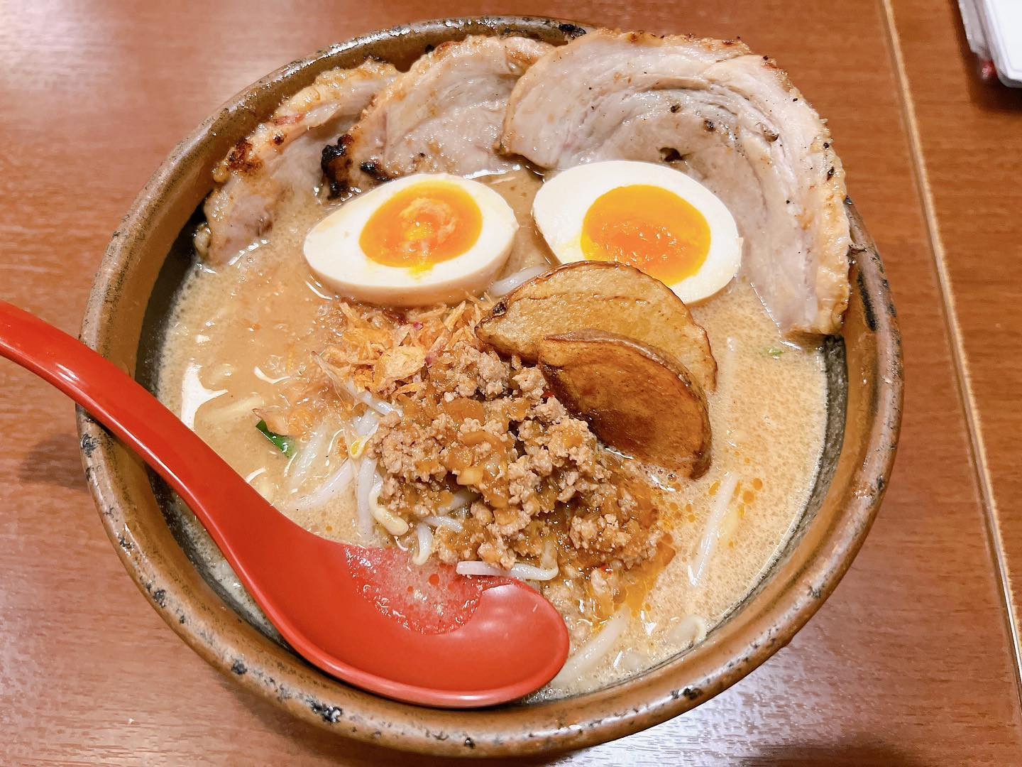 .

食べてきたよ🍜🧡

.