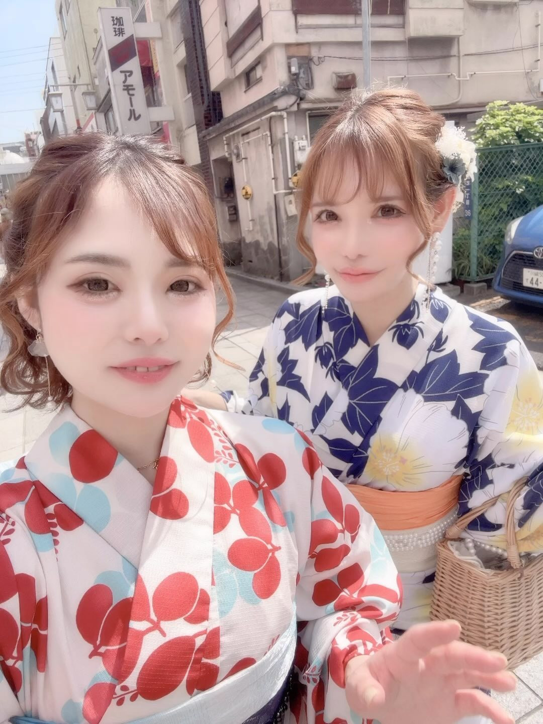 うちらハイパーフッ軽ポジティブおんな友達とおもう☝️🧡@fiore215nya 
.
.
.
ふにゃちゃんのおかげで楽しい撮影していただきました😊🍧✨
しかも食べ歩きまで🧡
本当に楽しい一日をありがとう❤️‍🔥
.
.
.
.
.
.
.
.
.
.
.