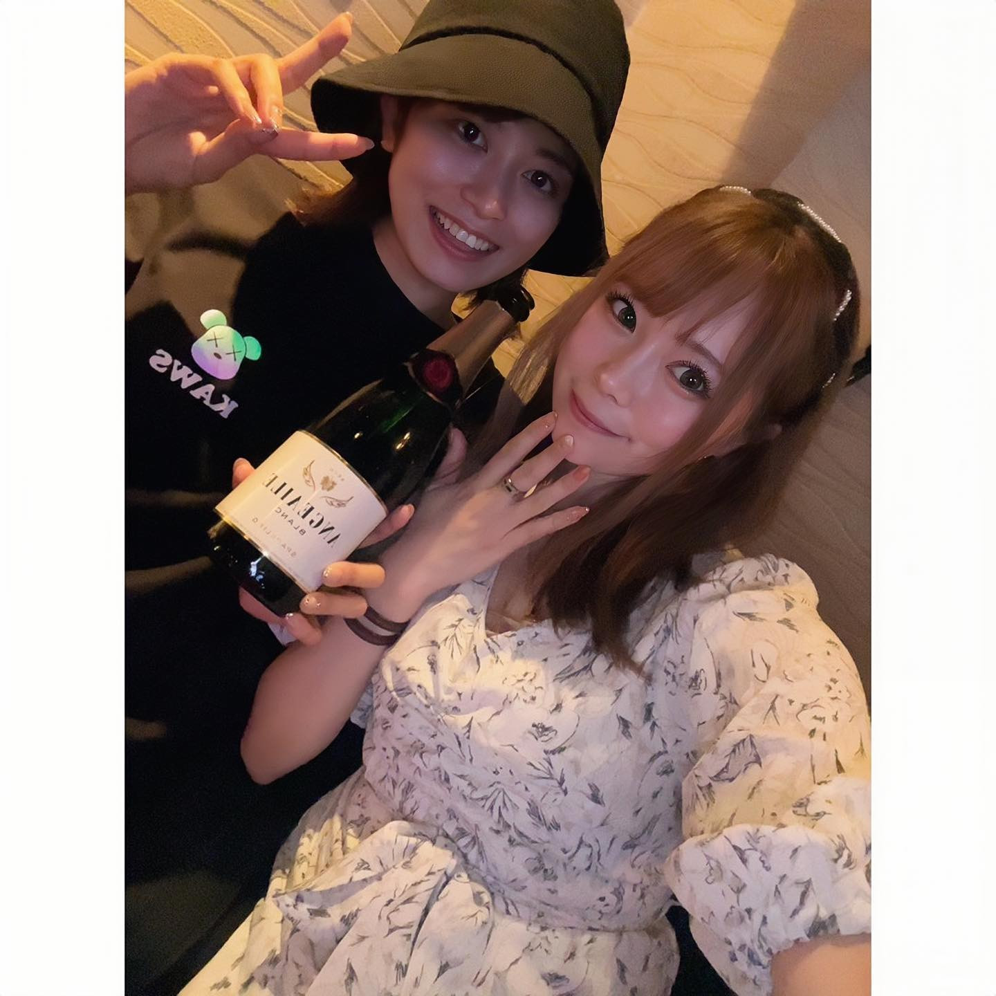 いつもどっちがお客さんだか分からんくらい笑かしてくれる仲良し同業さんのお誕生日お祝いwith레나( Ꙭ)⸝ෆ