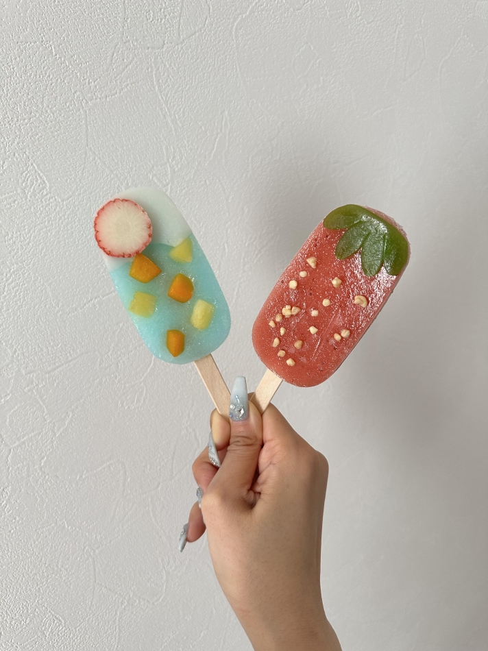 はじめて食べれた！🍓🍦