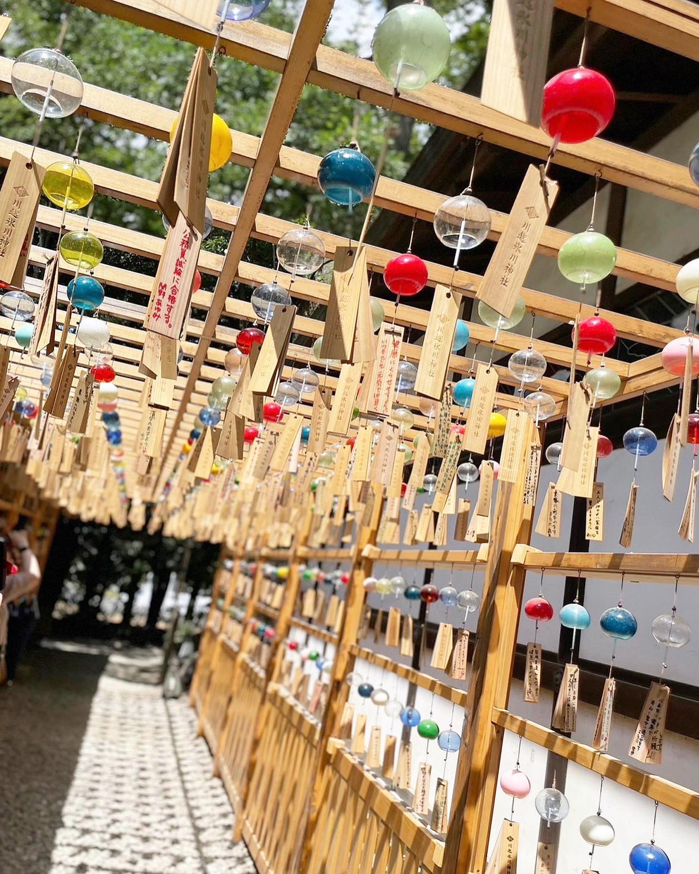 .
夏のおわり〜🎐 𓈒𓏸

.
#埼玉 #川越 #氷川神 #御朱印帳
#氷川神社風鈴祭り #風鈴 #神社 #夏