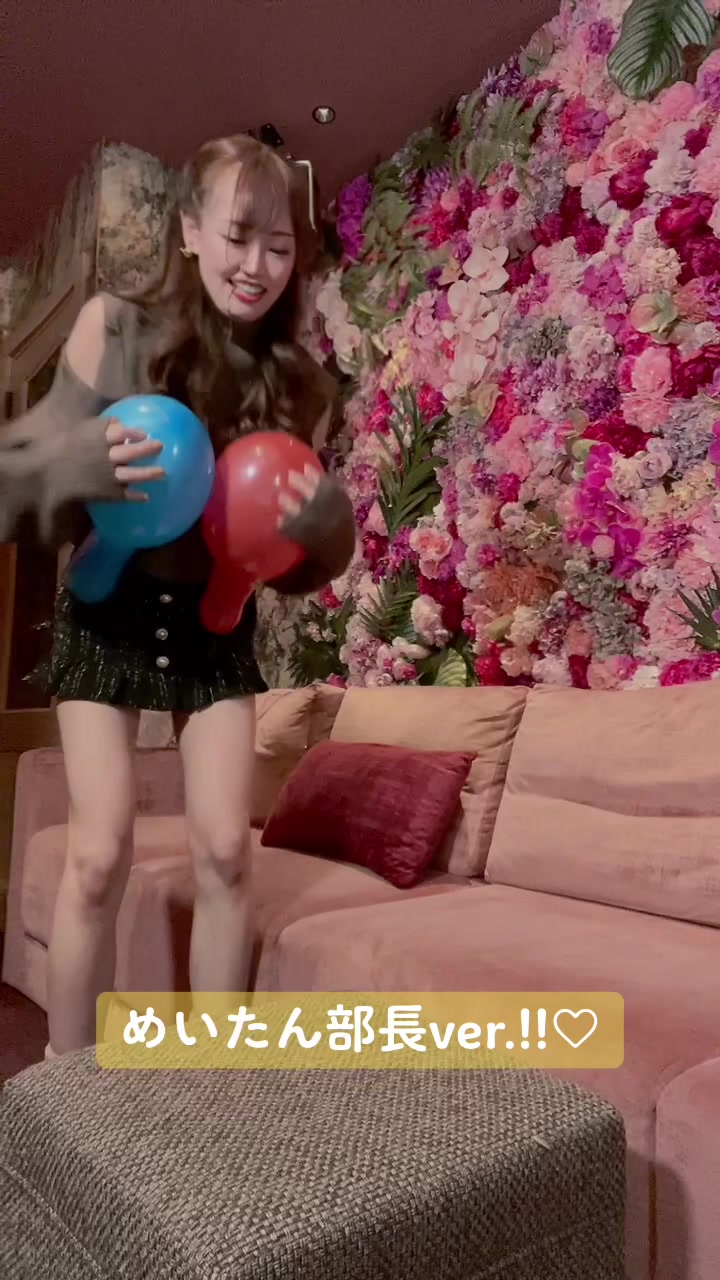 風船割り対決🍒オフショット!!@おてんばミルク部【YouTubeも見てね🍼】
