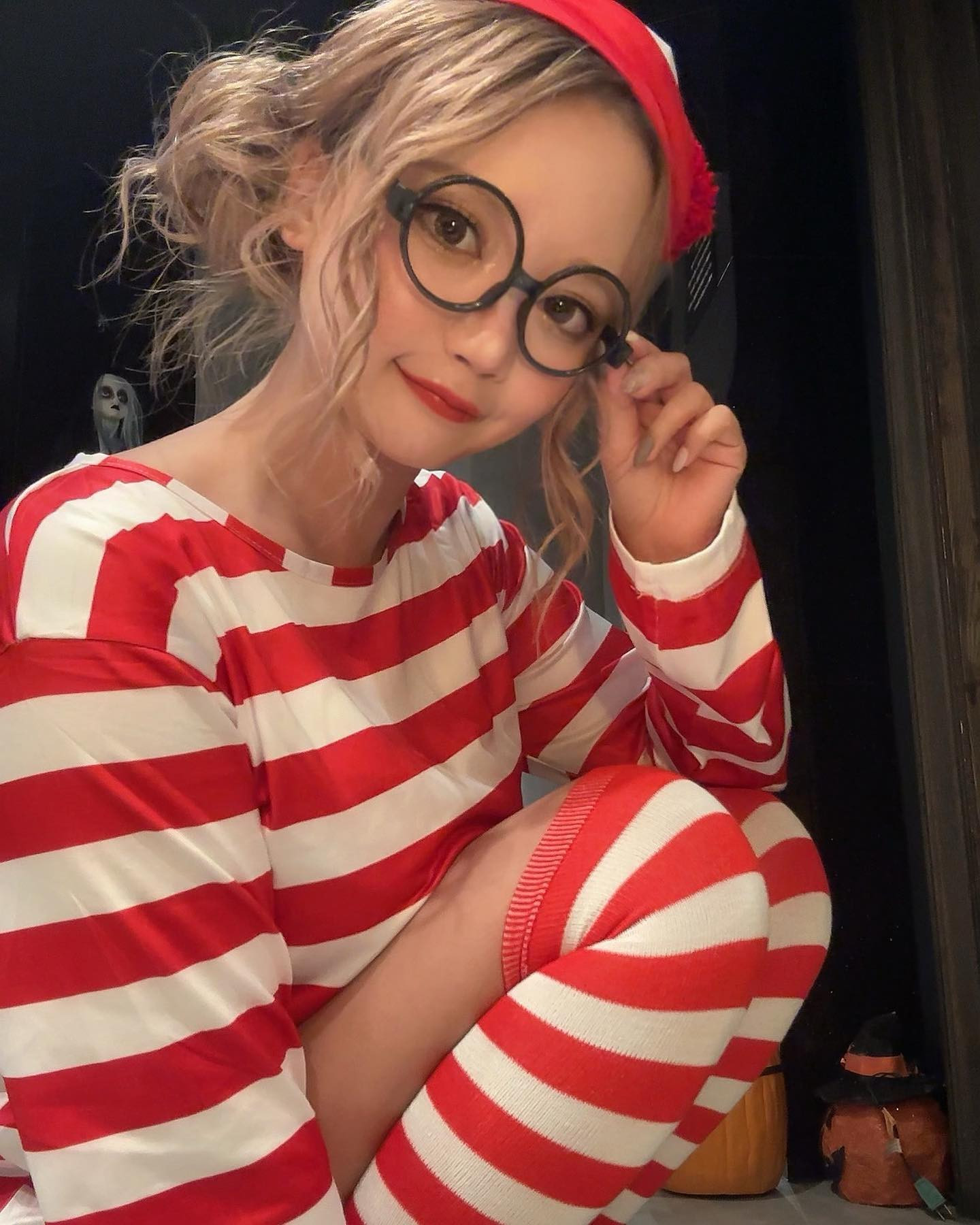 ウォーリーを探せ❤️🤍❤️🤍

 #オレンジテラス #オレンジテラス歌舞伎町 #オレンジテラス東京 #歌舞伎町 #キャバクラ #キャバ嬢 #ハロウィン #ハロウィンイベント #ハロウィンコスプレ