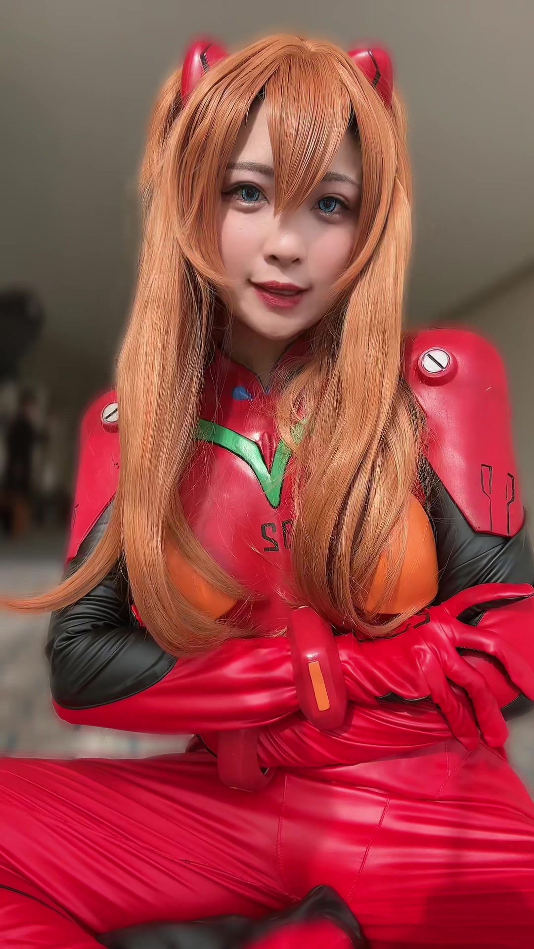 コスプレ久々したょ🖤♥️🧡 #evangelion#cosplay#japanesegirl #エヴァンゲリオン#アスカ・ラングレー#コスプレ