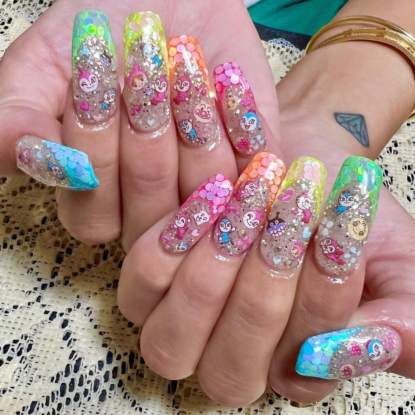 .
ドキンちゃんのお誕生日は10月19日🎂🧡
#アンパンマンネイル