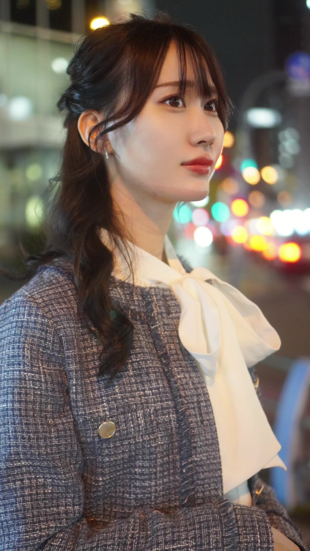 傘を届けるために追いかけました。#美女 #ストリートスナップ #北新地キャバ嬢