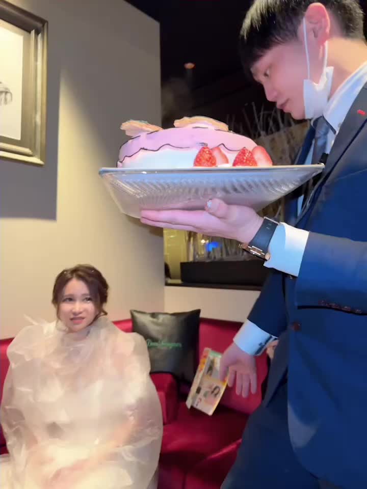 #明け誕の思い出 #いい思い出 #この後ケーキは美味しくいただきました #遠慮してるハルノリ可愛いw