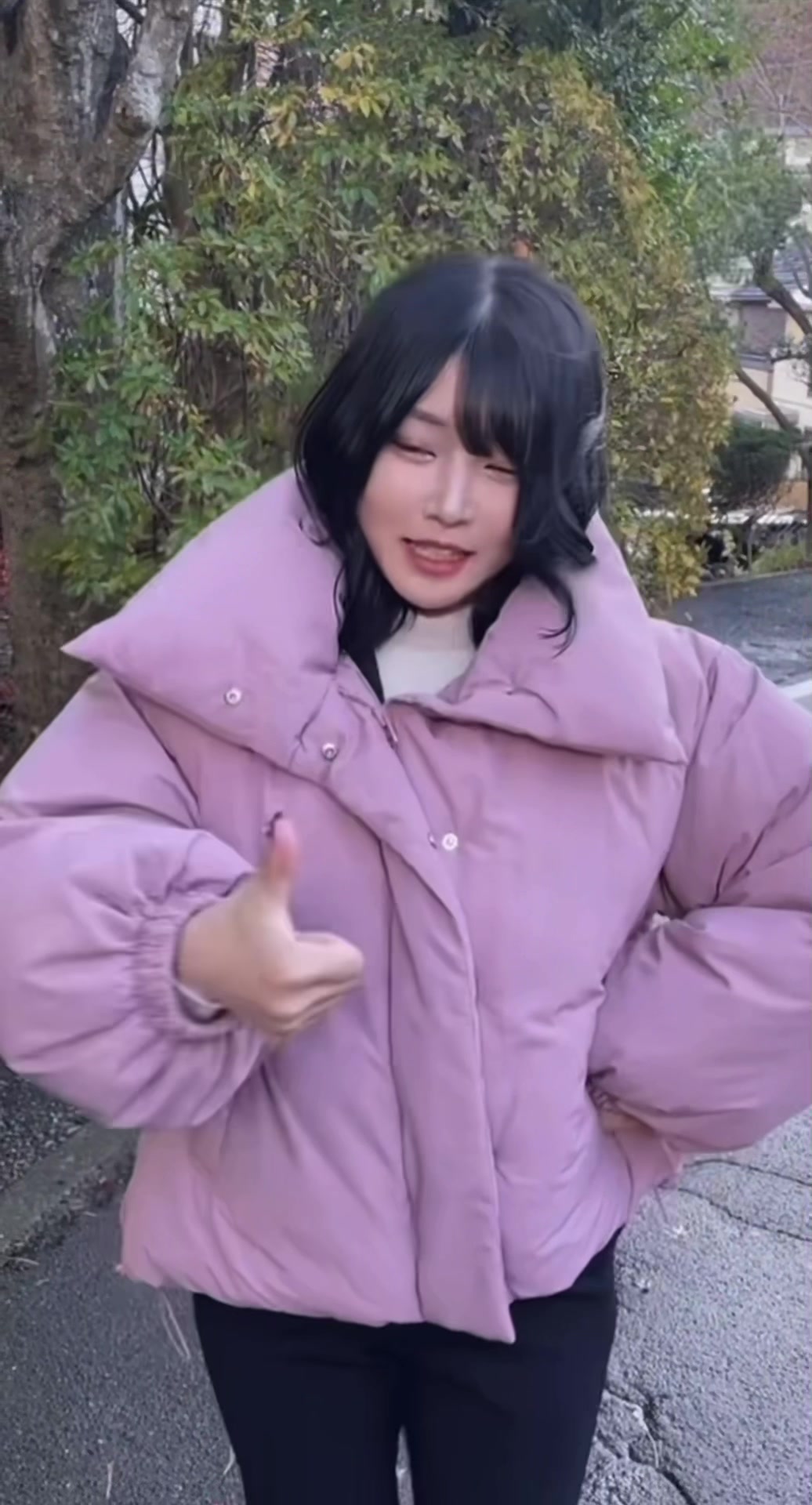 寒すぎてモコモコ#国分町 #仙台 #冬寒すぎ #おすすめにのりたい