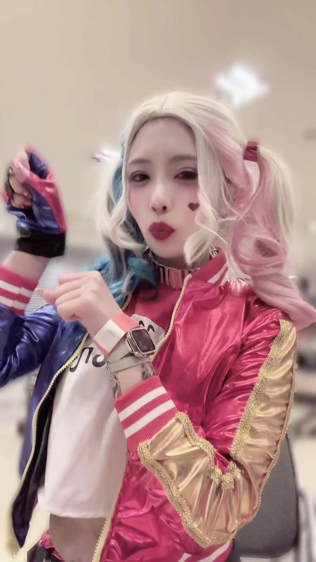 2回くらいしか振り見てないから多分違うかも💧 #コスプレ#ハーレイ・クイン#スーサイド・スクワッド