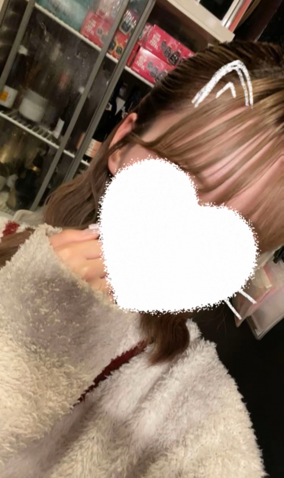 今日はハーフアップ🌼