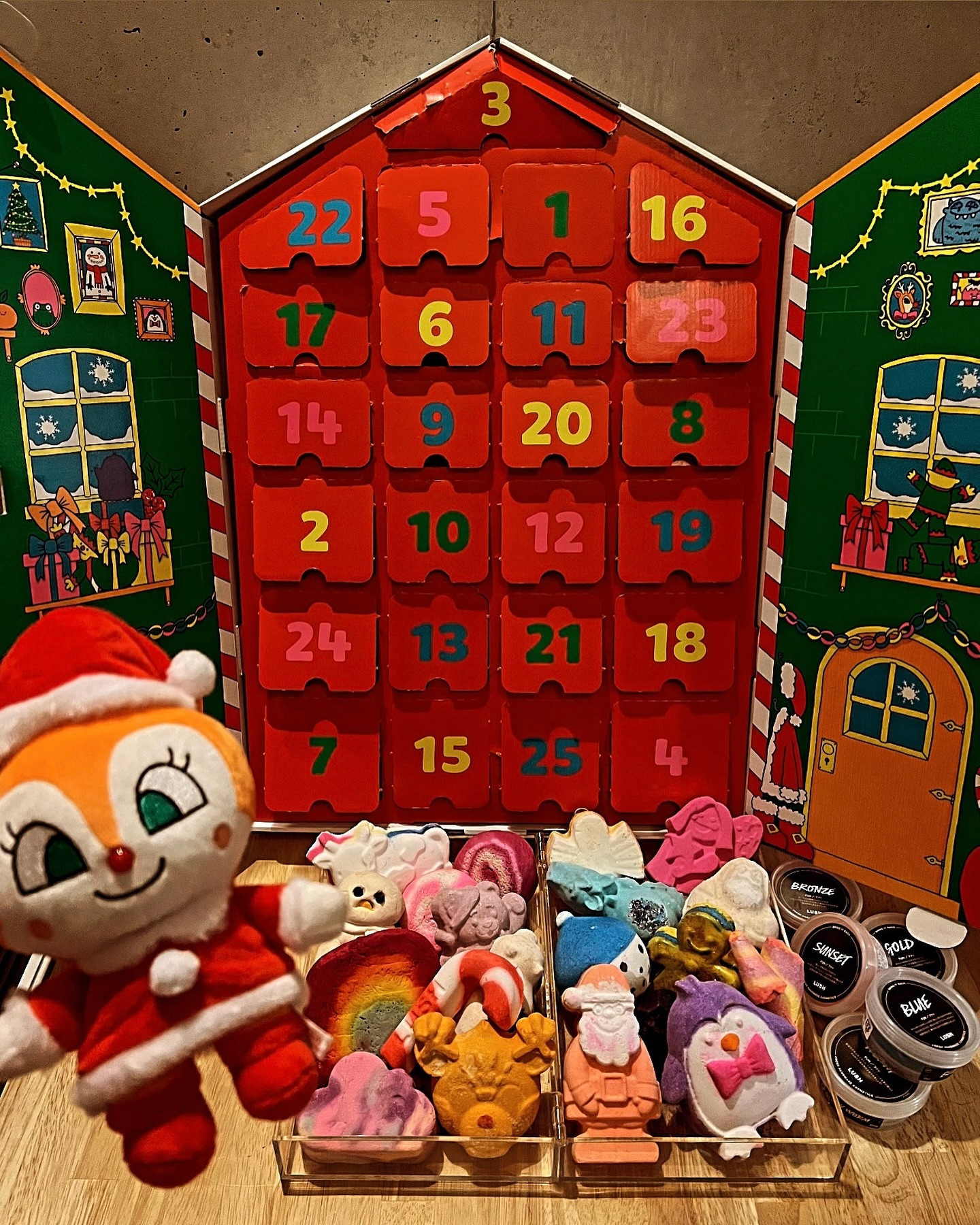 .
実は早い段階で全開封してしまっていたこちら👶🏻
アドベントカレンダーの意味を全く成していない👶🏻
#LUSH
#アドベントカレンダー