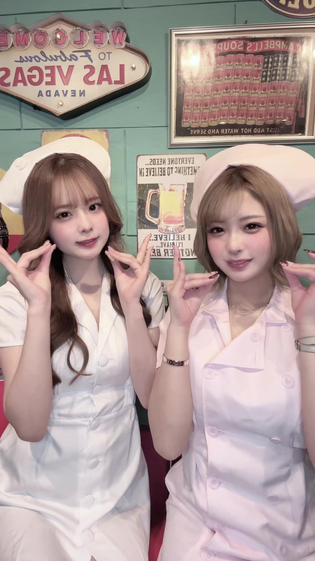 🫰🏻HappyValentine🍫´- @かのん🐼🍼すすきの  #バレンタイン#バレンタインデー #バレンタインチョコ#ハピチョコ#ナース#コスプレ#踊ってみた