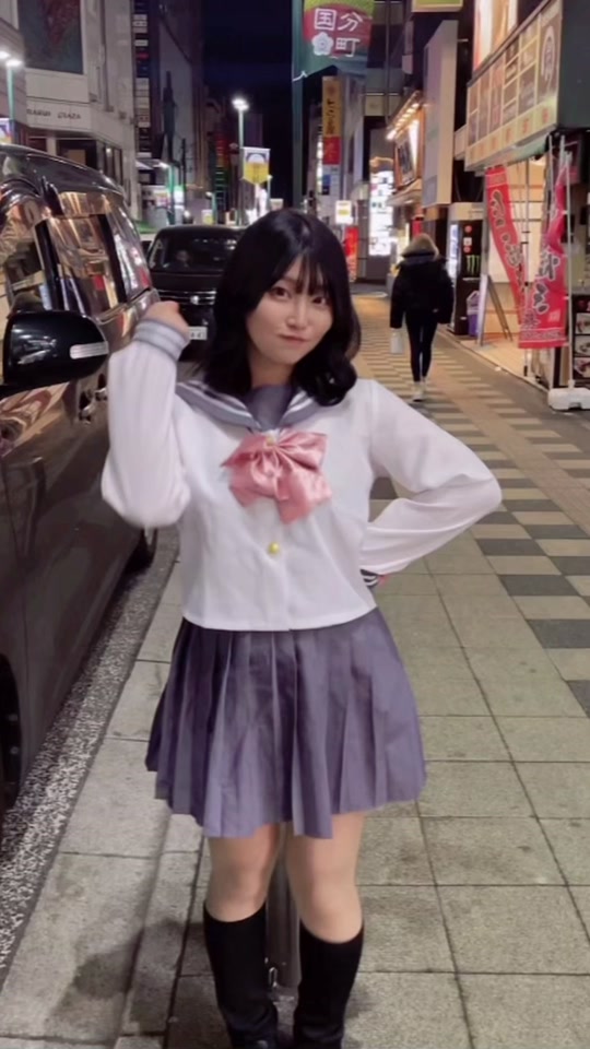 セーラー服の制服に憧れてた🥹#仙台 #国分町 #宮城 #コスプレ #おすすめにのりたい