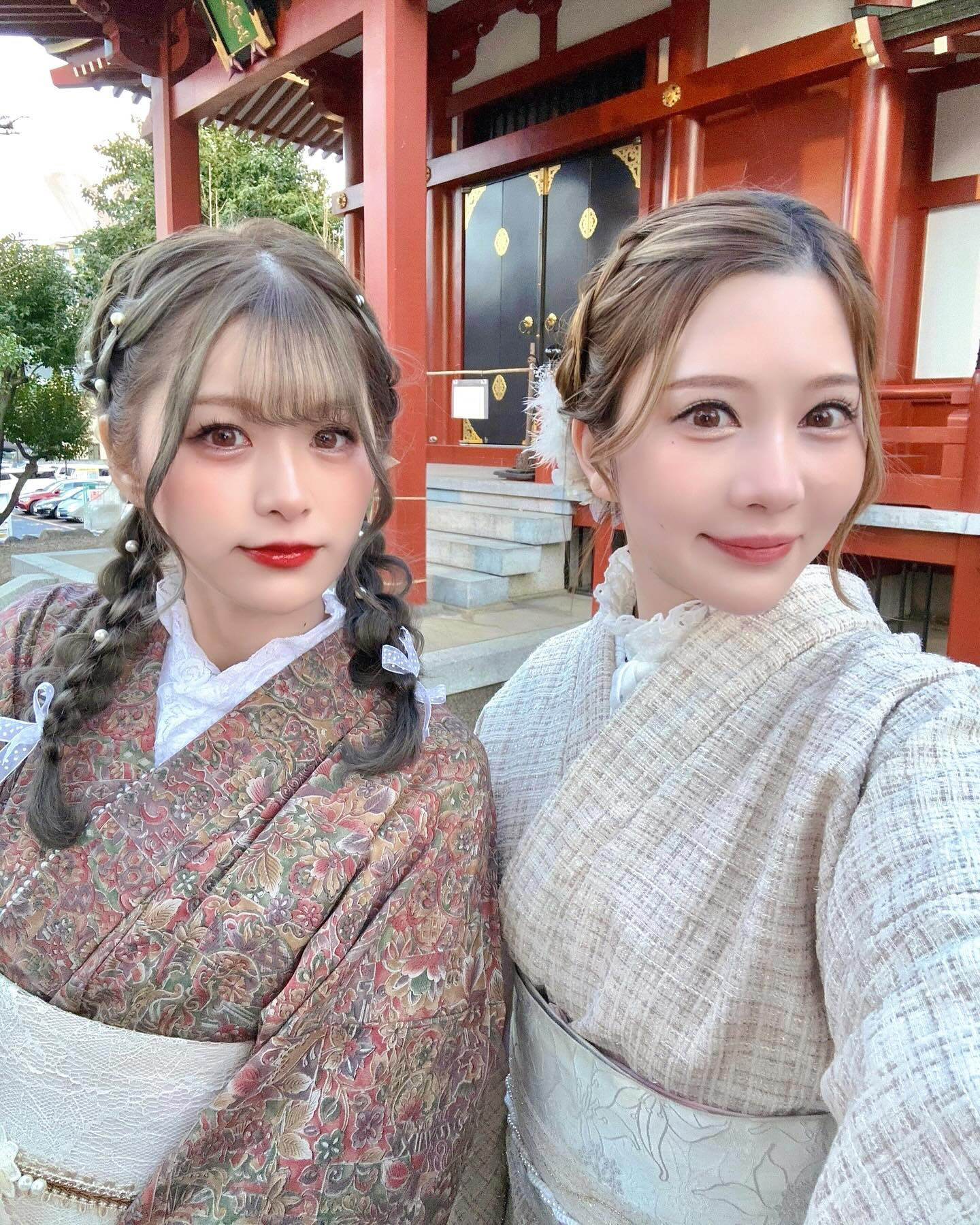 いっしょに初詣に行った日⛩️🤍
#時差投稿