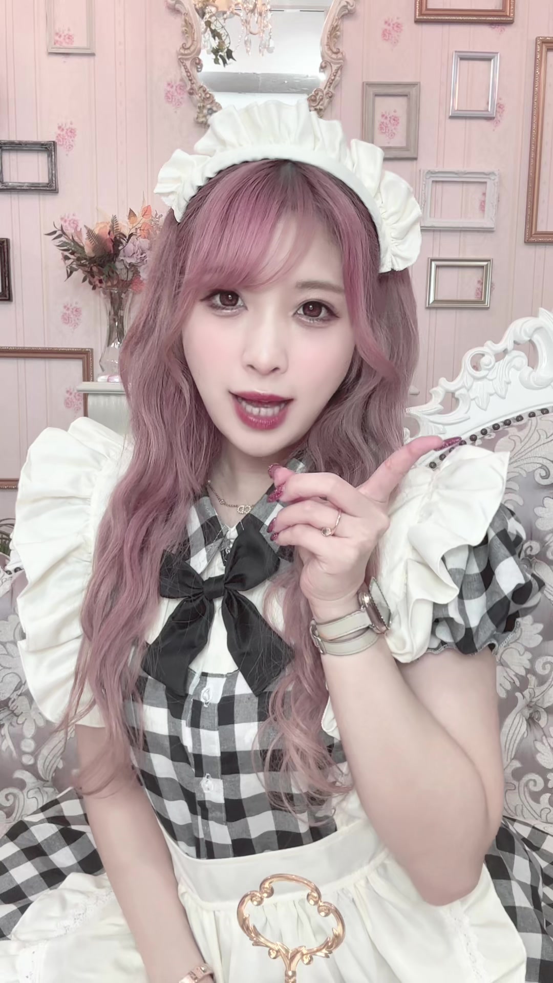 乙女の逆襲だっ‎🤍 ・ ・ #最上級にかわいいの #コンカフェ嬢 #メイド服 #アイドル