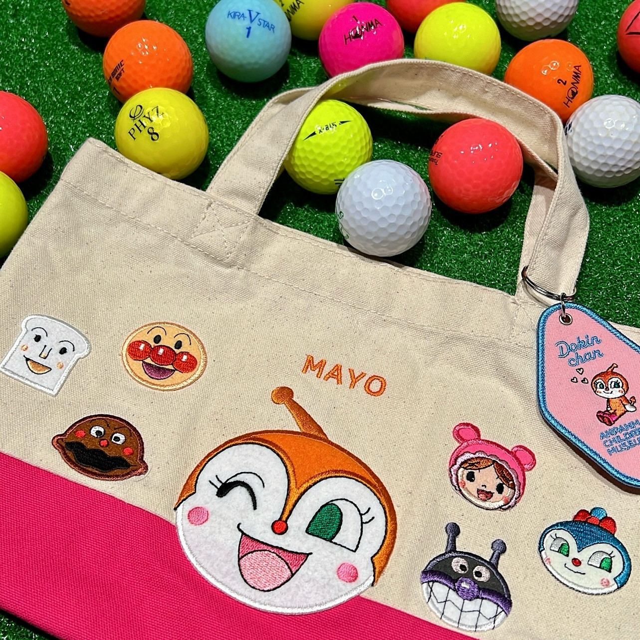 .
先日ラウンドデビュー致しました🏌🏻‍♀️⛳️✨✨
カートバックはもちろんドキンちゃん🧡
#アンパンマンミュージアム
#バタコさんの手づくりハウス