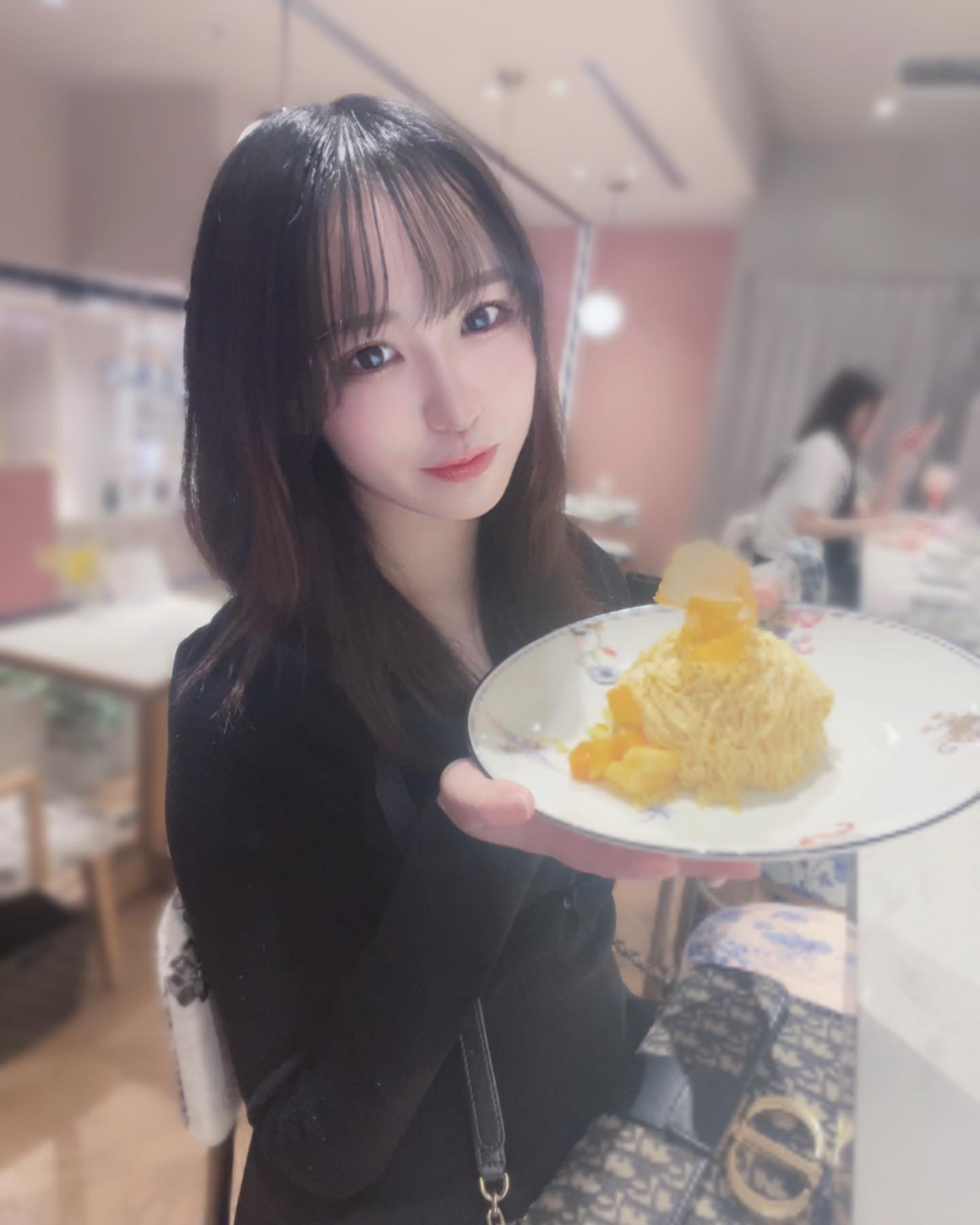 マンゴーのモンブラン🥞🫖🎀𓂃 𓈒𓏸