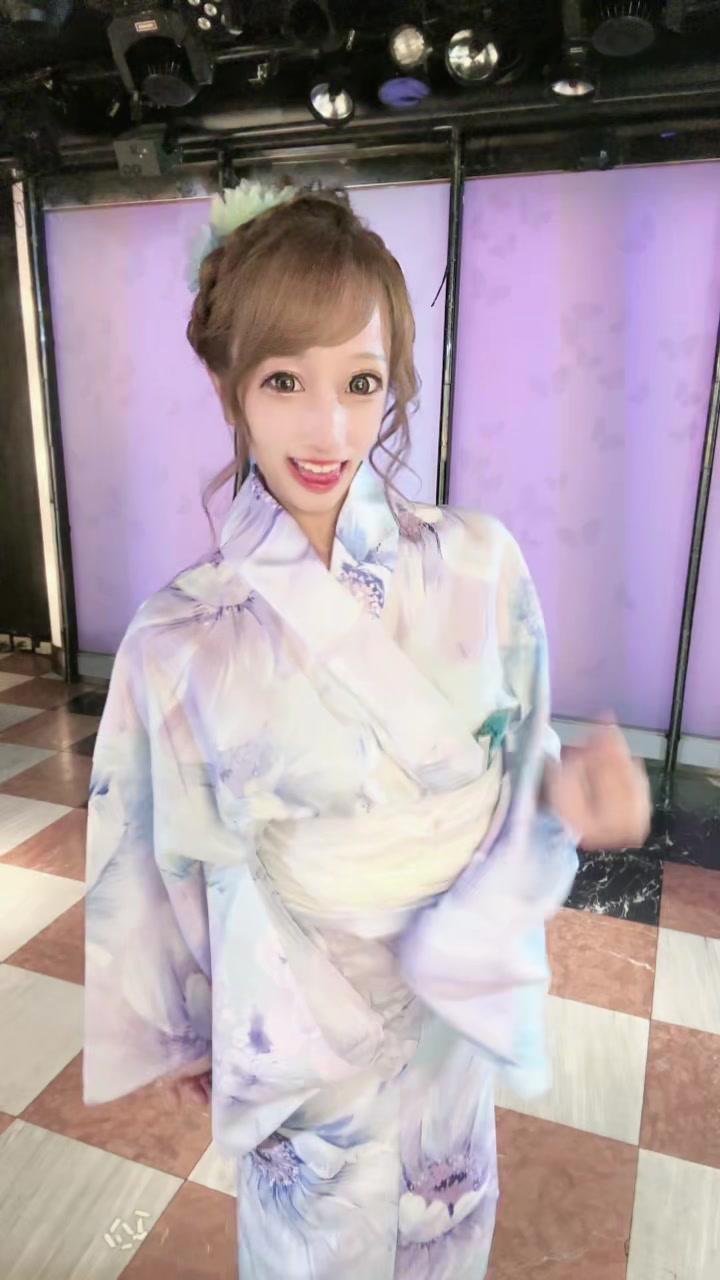#iwonder #浴衣 #キャバ嬢 先日の浴衣イベント🩵