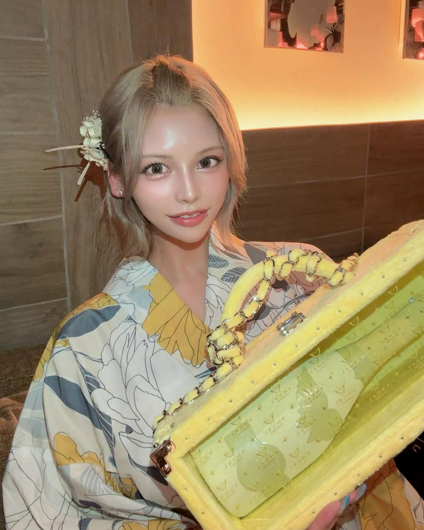 夏季限定エンジェルうれしくて口角ギャン上がり